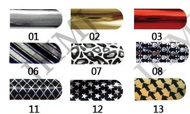 New Metalic Nail Sticker/Nail Foil