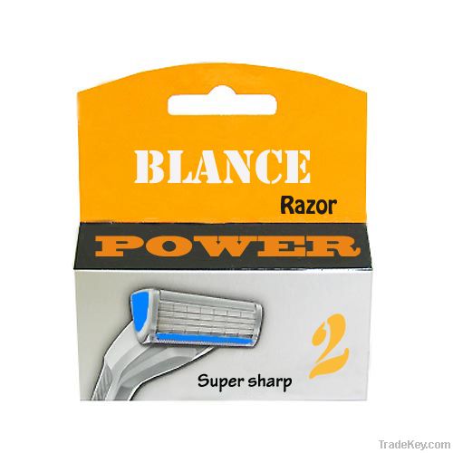Safe shaving razor blade