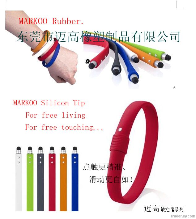 wristband stylus silicone bracelet stylus