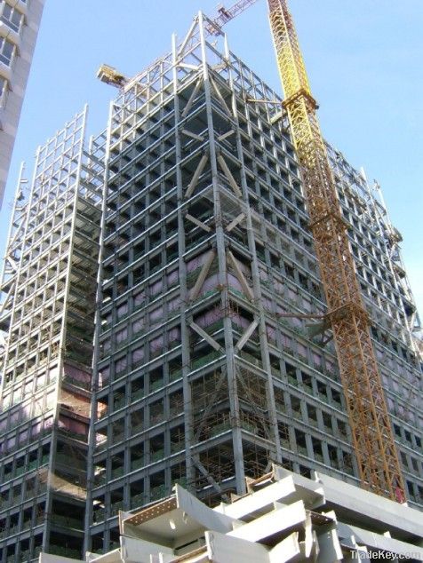 steel structure and office block