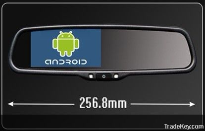 Android rearview mirror car gps navigation
