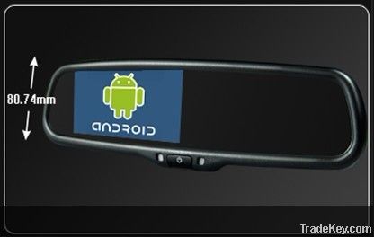 Android rearview mirror car gps navigation