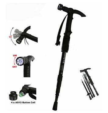 LED Hiking Pole - LED hiking stick