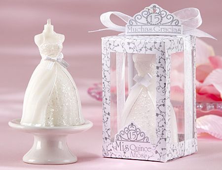 Elegant Wedding Dress Candle Wedding Birthday Party Gifts