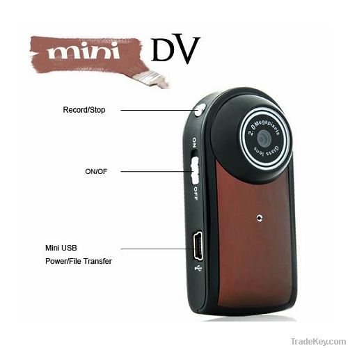 Clip-On Mini Sport DV HD Camcorder with Motion Detector