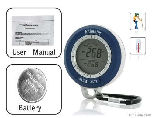 Multifunctional Compass Altimeter with Temperature and weather