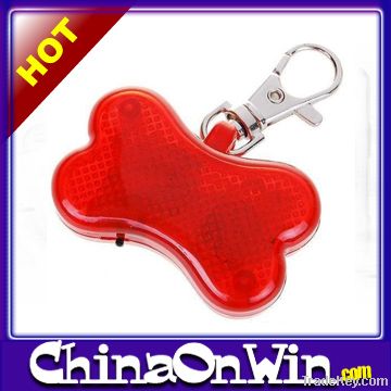 Bone Shape LED Pet Tag light