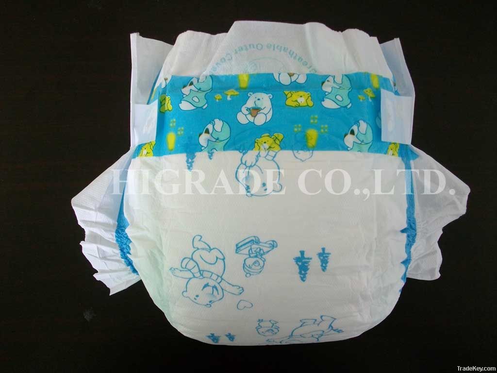 Ultra Absorbent Disposable Baby Diaper