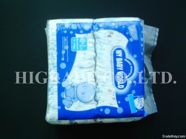 Cotton Soft Baby Diapers in Bales