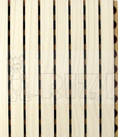wood groove acoustic panel