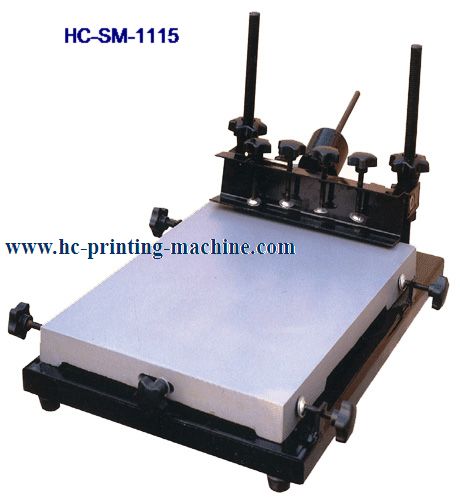 Manual screen printer