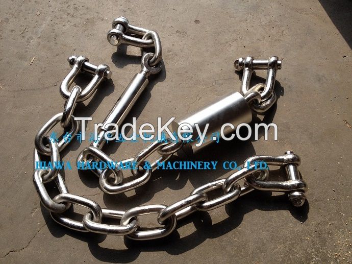 marine fender chains, stainless steel chains