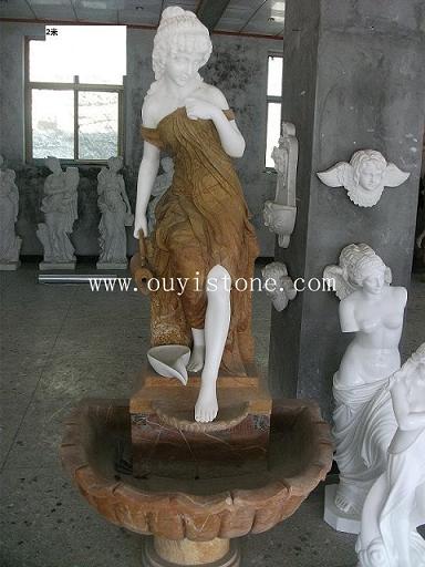 Angel Stone Statue, Fountain Sculpture, Personal Statue