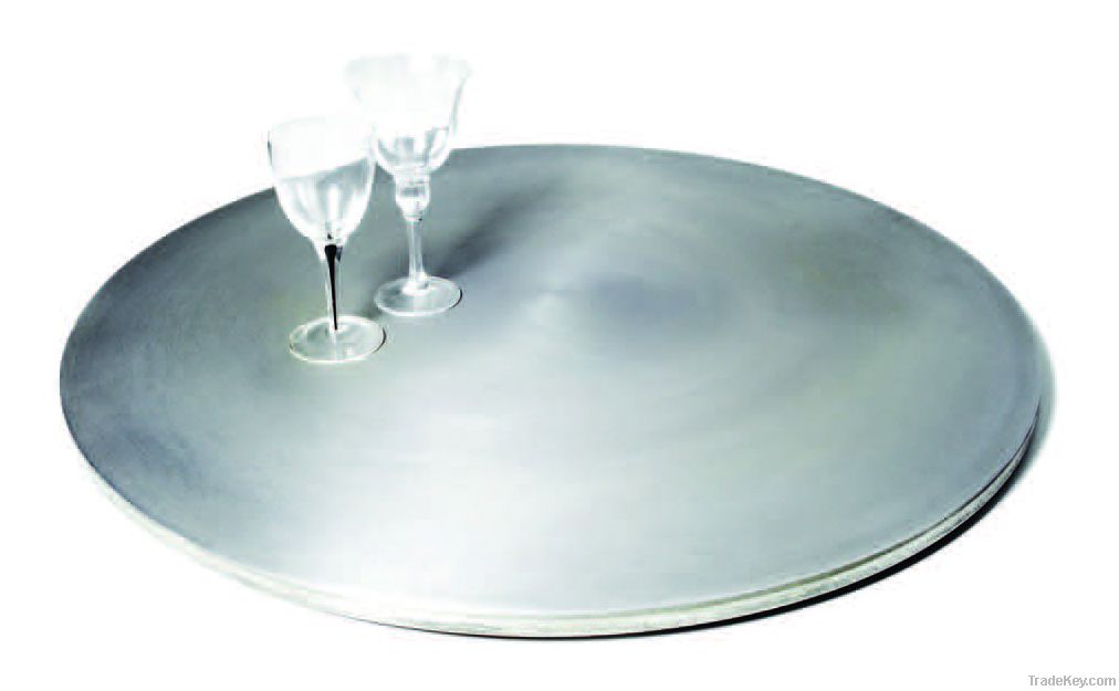 Grinding plate for blown glassware