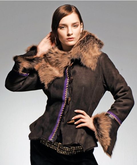 Fur Leather Jacket