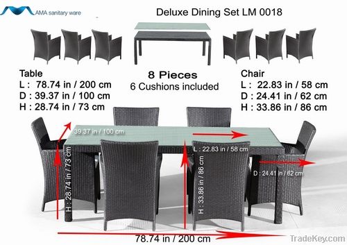 morden dining table and chair furniture