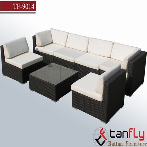 Garden rattan sofa furniture set