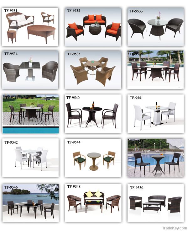 synthetic rattan outdoor furniture