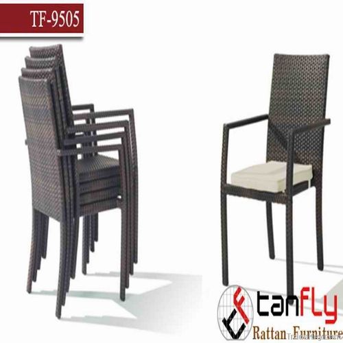 rattan wicker stockable dining chair