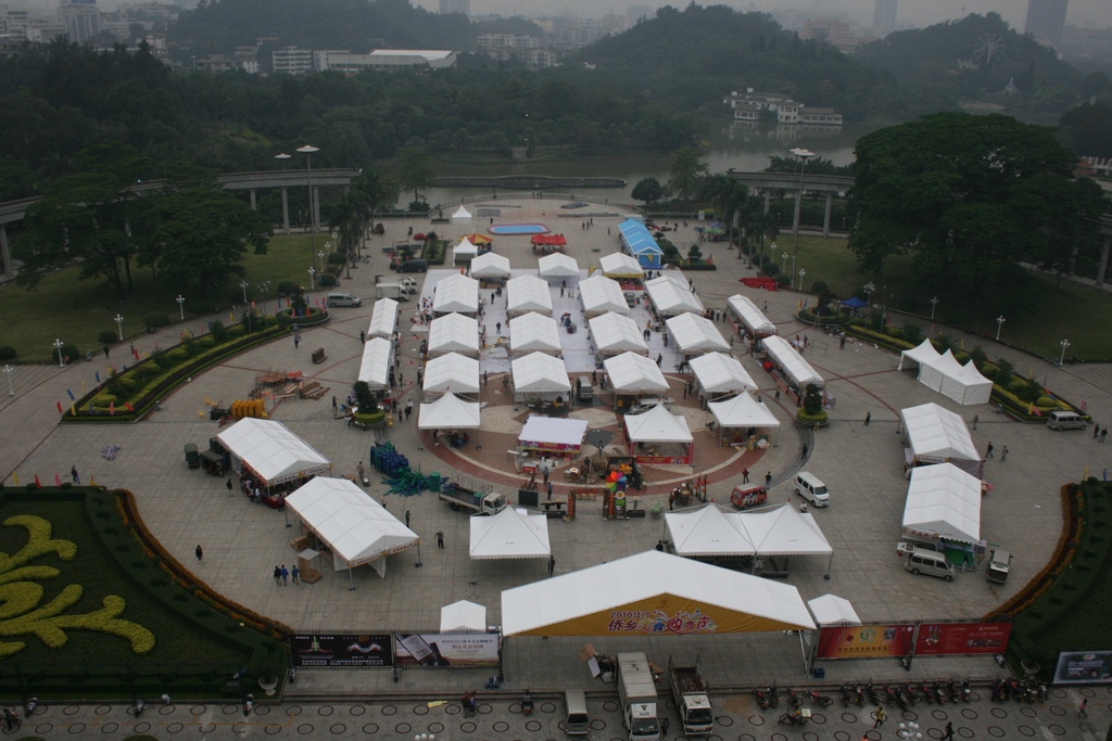event tent with aluminium profile and PVC polyster textile