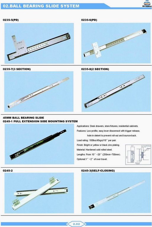 furniture ball bearing drawer slides-supplier