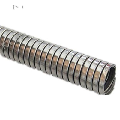 Stainless steel flexible electrical cable conduit