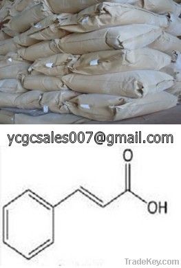 trans cinnamic acid synthesis