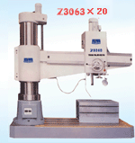radial drilling machine and milling machines