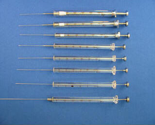 microliter syringe, micro sample syringe, micro liter syringes