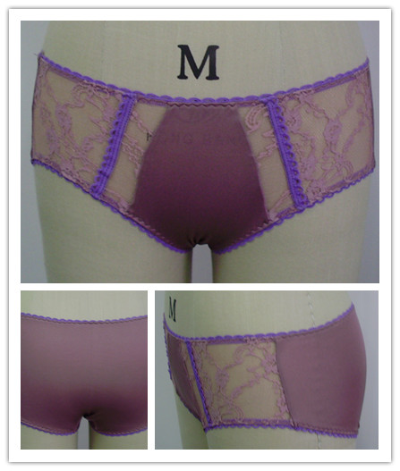 lady's 100%silk brief