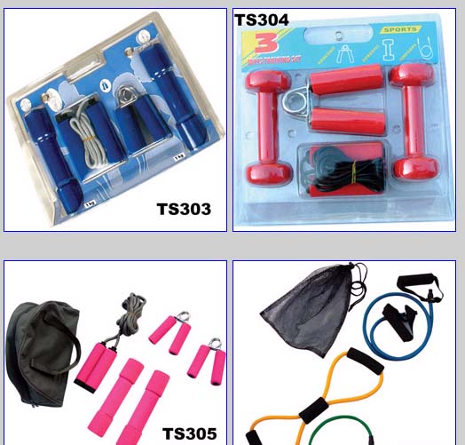 Small exercise accessories (handgrips,chest expander,training sets)