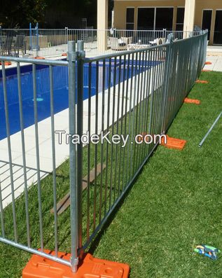 AS 4687 standard 2.4x2.1m size galvanized temporary fencing panels