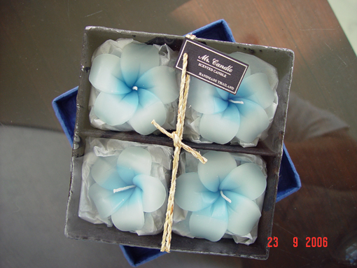 Gel wax candle in Thailand By psphandicraft