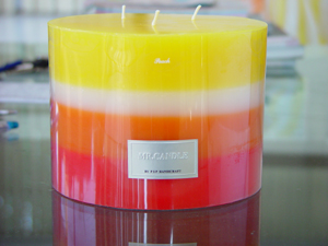 Gel wax candle in Thailand