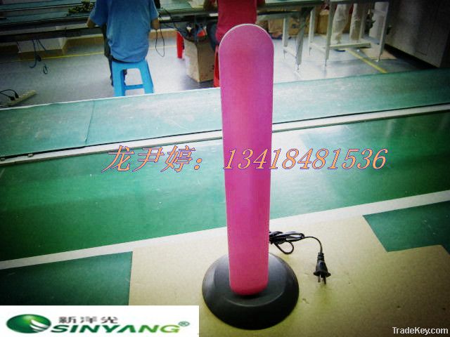 6w Led table light with red appearance for residential and school