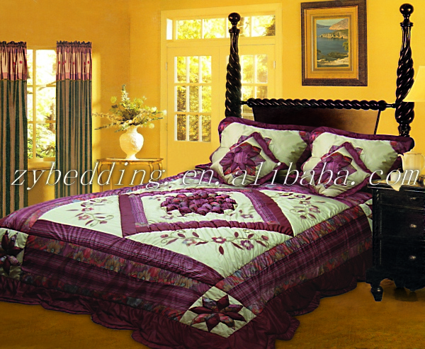 artificial leather luxury bedding sets