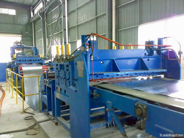 cut to length line, coil cutting line, steel coil cut to length line