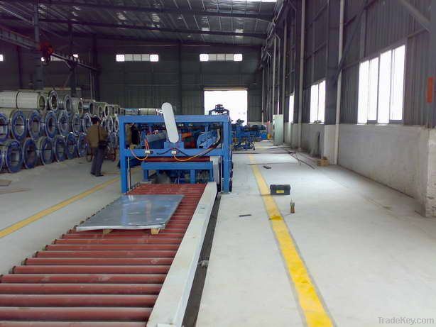 cut to length line, coil cutting line, steel coil cut to length line