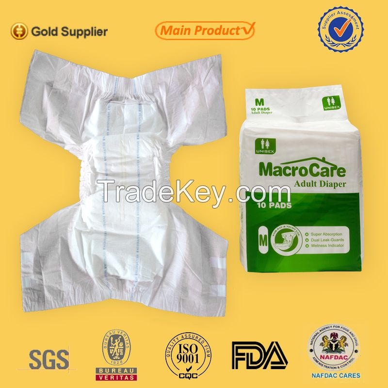 High Quality Low price Disposable Macro Care Adult Diaper 