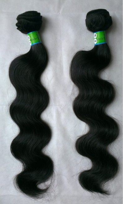 100% Natural 5A Virgin Brazilian Hair Body wave Natural color