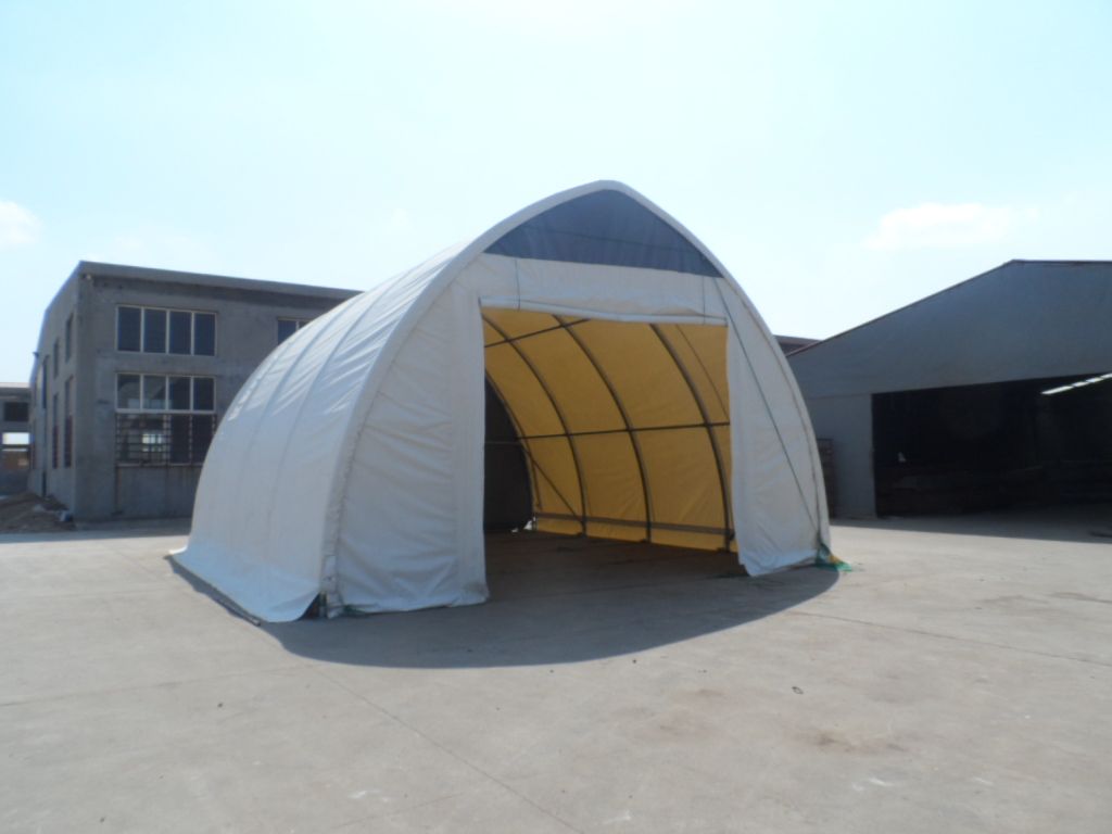 7m Wide Rectangle Tubing Fabric Building, Storage Shelter, Portable Garage