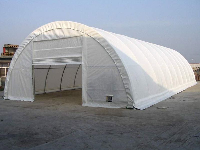 9m Wide Semicircle Fabric Carport, Temporary Building, Storage Shelter, Portable Garage