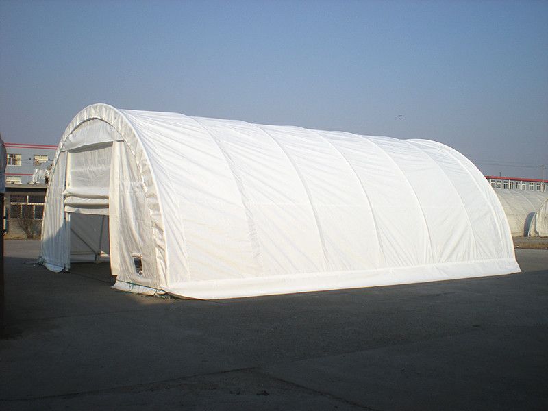 9m Wide Semicircle Fabric Carport, Temporary Building, Storage Shelter, Portable Garage