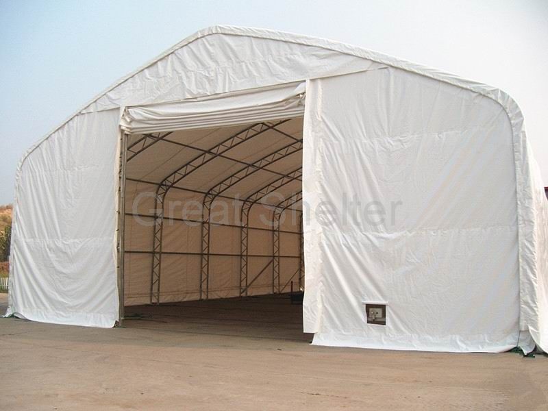 12.2m Wide Large Storage Shed, Truss Fabric Building, Commercial Shed