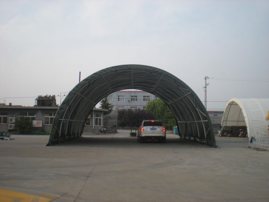 10m Wide Container Shelter, PE or PVC Fabric Building, Pre-fabricated Shed