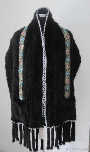 tongchem mink fur scarf