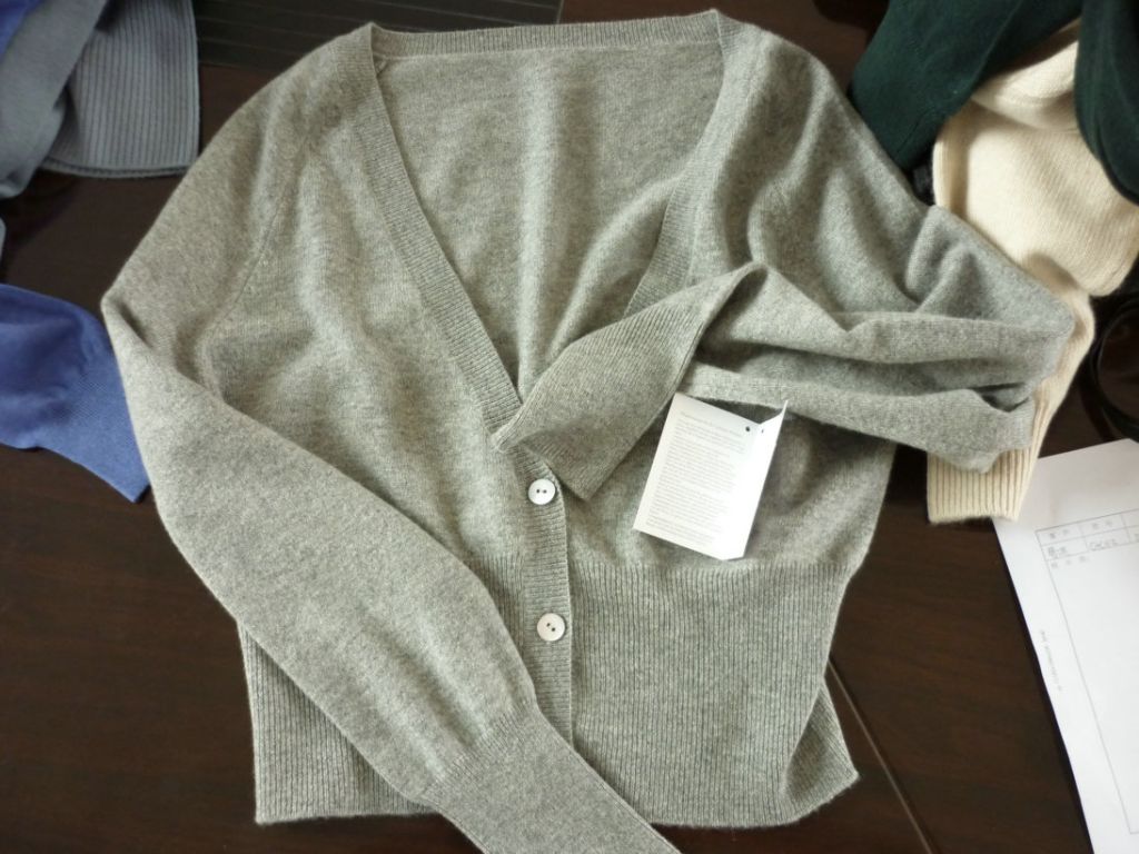 Cashmere cardigan, sweater