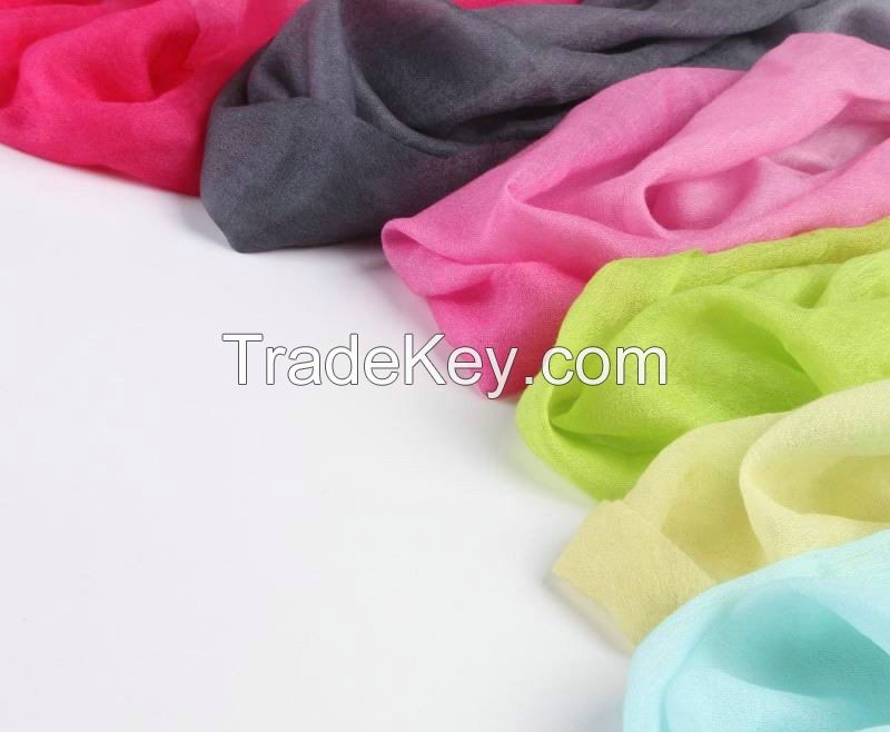 100% cashmere pashmina solid color