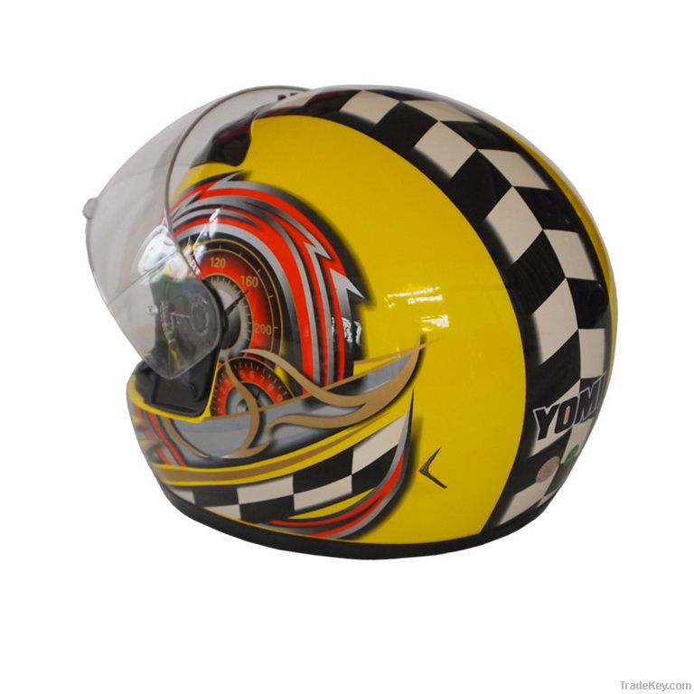 Full face motorcycle helmet YF--06(Y)