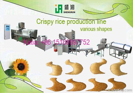 Bugles fried snack food extruder processing machinery